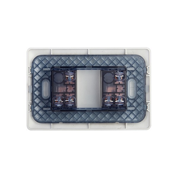 Interruptor Doble (9/15) 10A 250V Champagne - Imagen 2