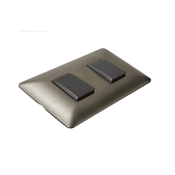 Interruptor Doble (9/15) 10A 250V Café - Imagen 3