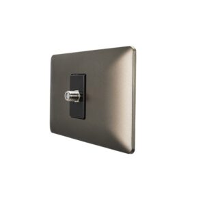 Toma Coaxial RG6 Café